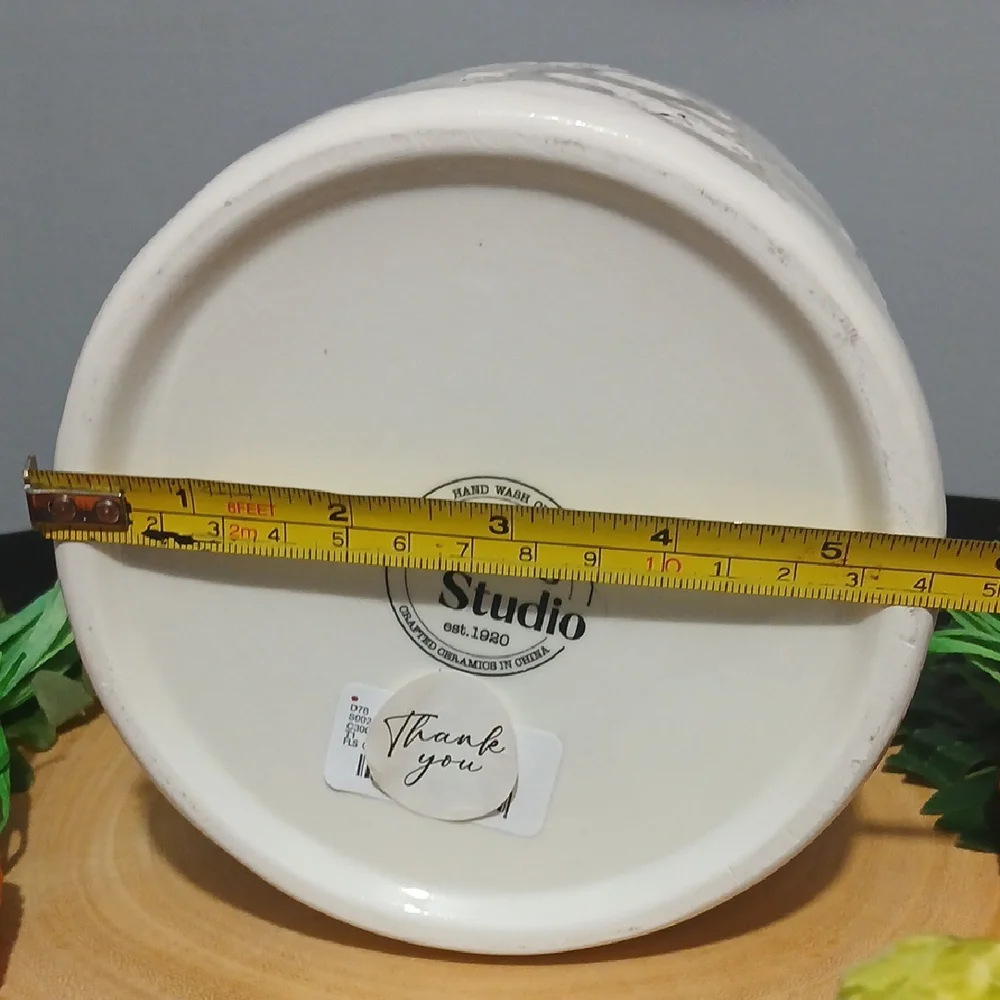 Whimsical Bunny and Carrot Ceramic Canister NWT - Picture 9 of 12